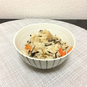 簡単とっても美味しい♪ひじきの炊き込みご飯